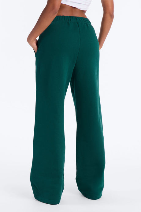 Libby Fleece Straight Leg Sweatpant - Hunter