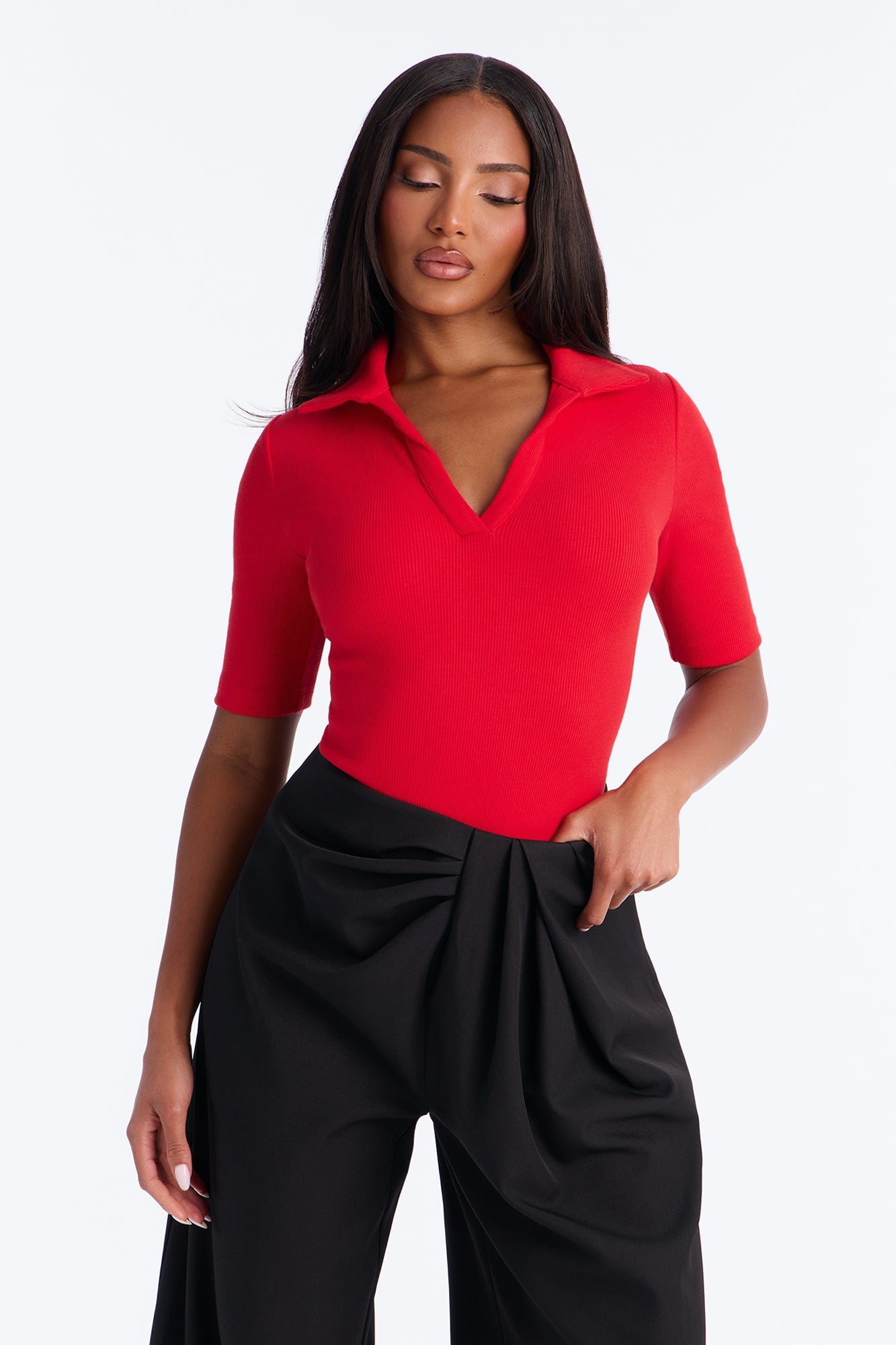 It's Not That Serious Bodysuit - Red
