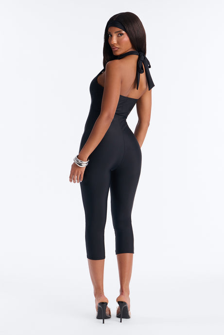 Lia Two Piece Capri Pant Jumpsuit