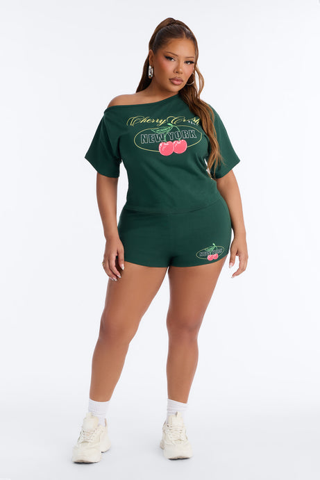 Cherry Crush Short Set - Hunter
