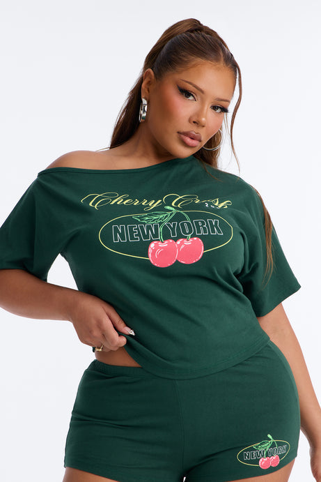Cherry Crush Short Set - Hunter
