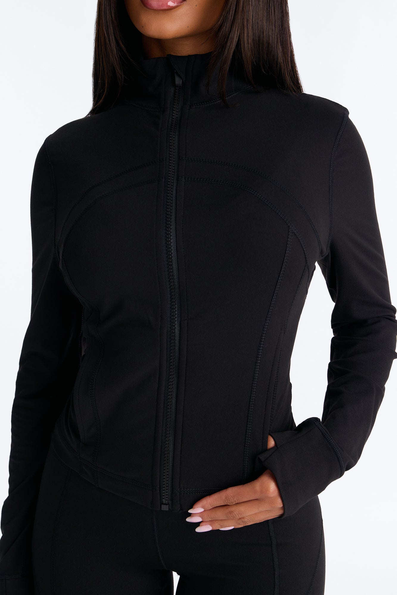 Myla Lounge Tricot Zip Front Jacket