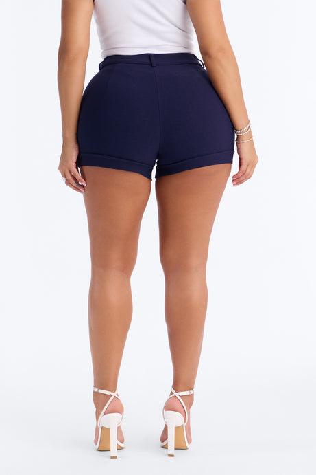 Boss Bitch Short - Navy