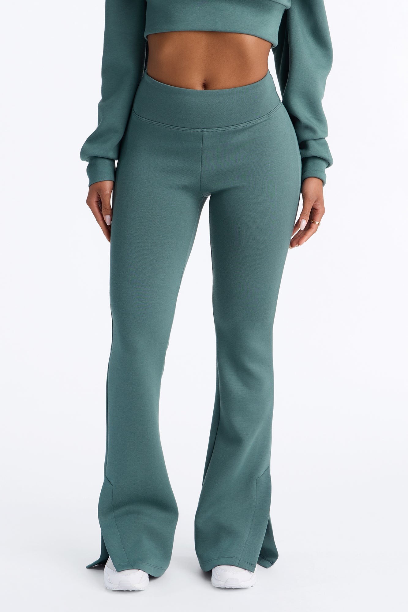 Bella Scuba Slit Lounge Flare Pant