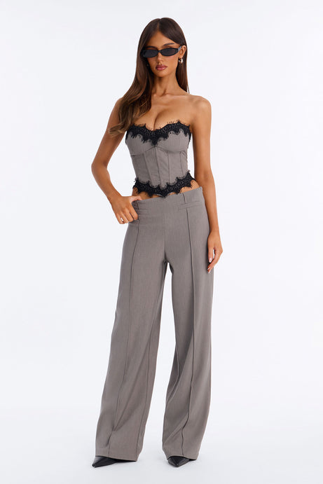 Working Overtime Corset Pant Set