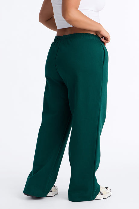 Libby Fleece Straight Leg Sweatpant - Hunter