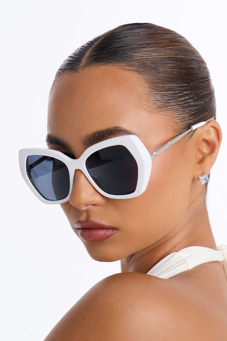 Do You Miss Me Sunglasses - White