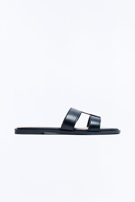 Daily Dose Flat Sandals - Black