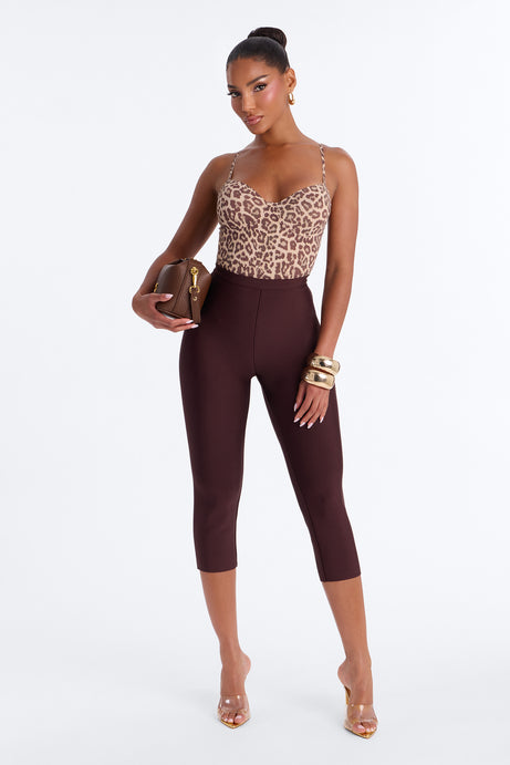 Samy Sweetheart Leopard Seamless Bodysuit