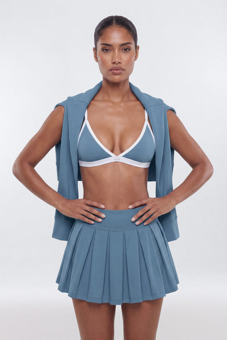 ProStretch™ Triangle Sports Bra - Soft Indigo