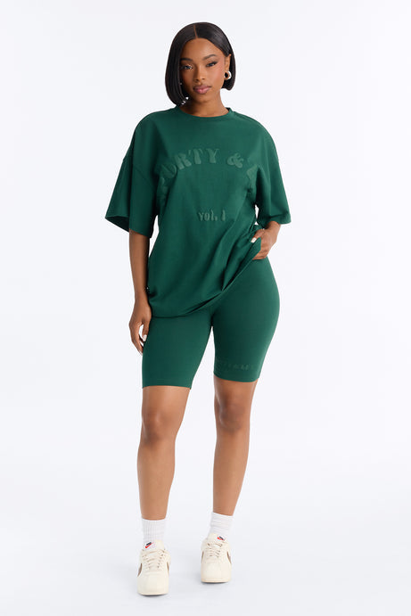 Sporty & Lux Biker Short Set - Hunter