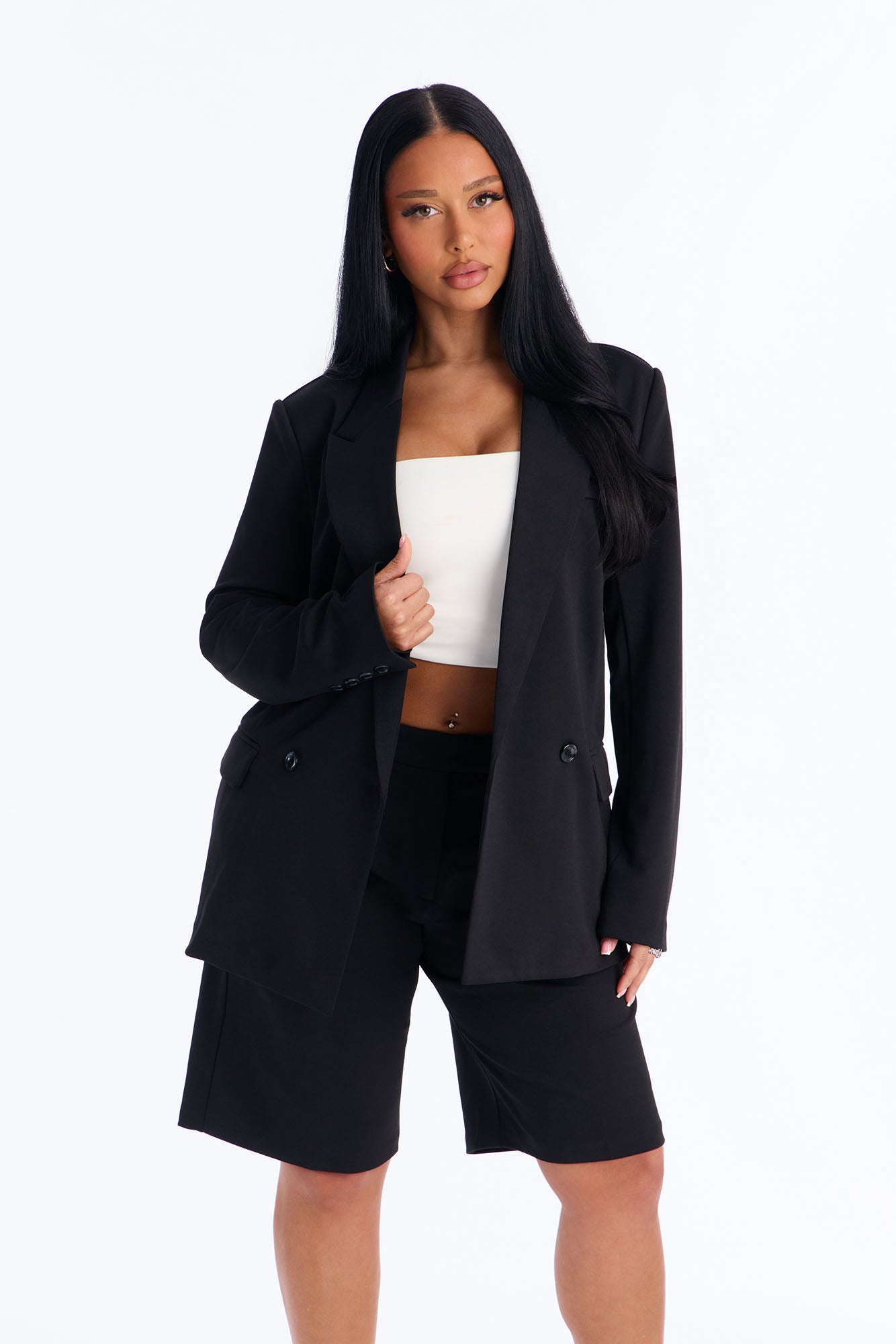On The Go Chic Trouser Short Set