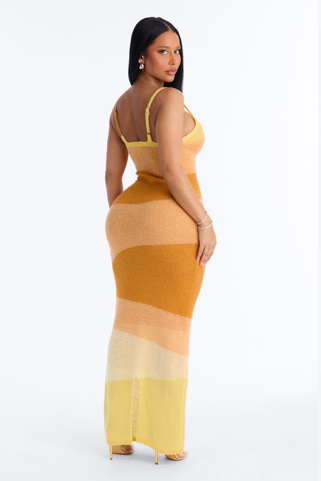 Sunbeam Energy Sweater Maxi Dress