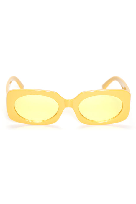 Out Of The Office Sunglasses - Yellow