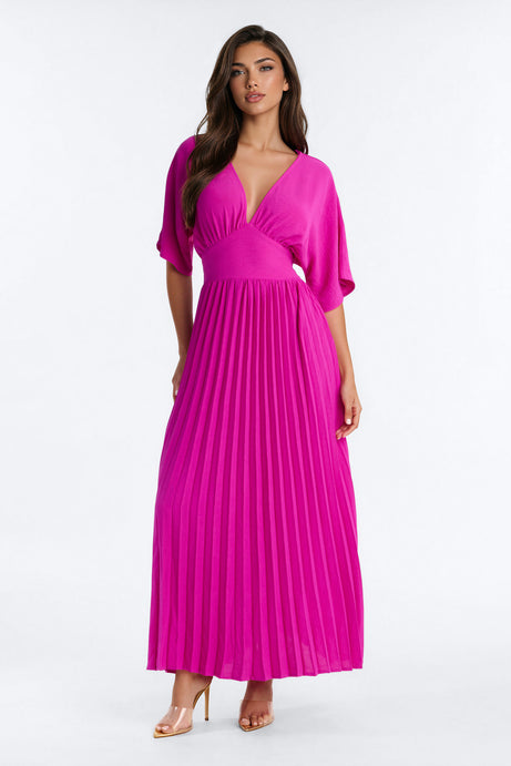 Liana Pleated Maxi Dress