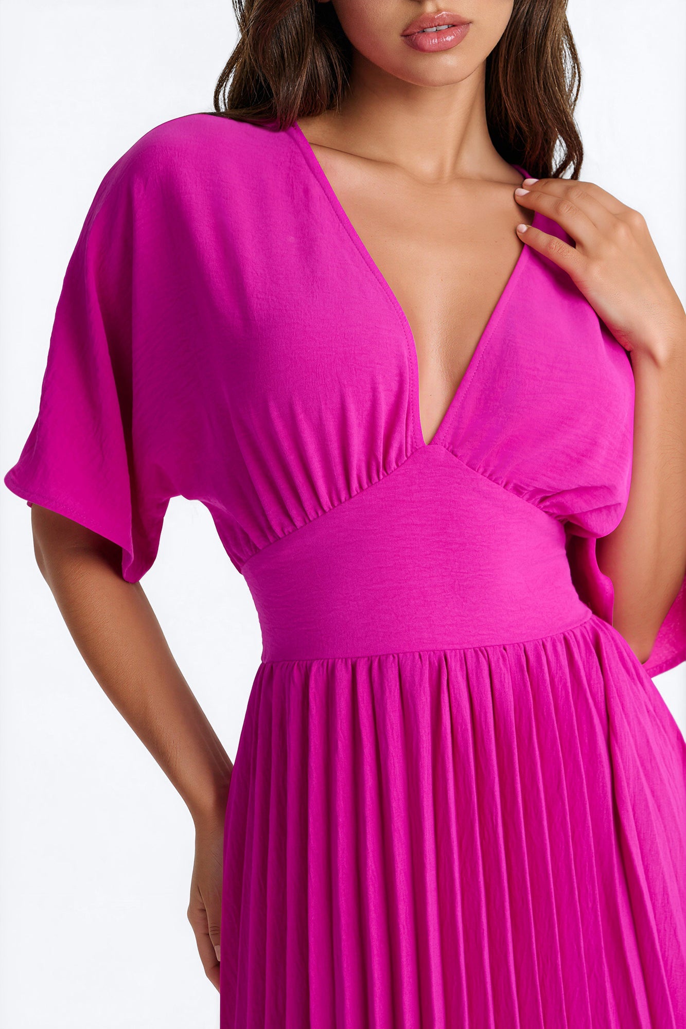 Liana Pleated Maxi Dress