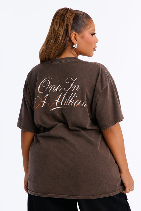 Aaliyah R&B Princess Shirt - Chocolate