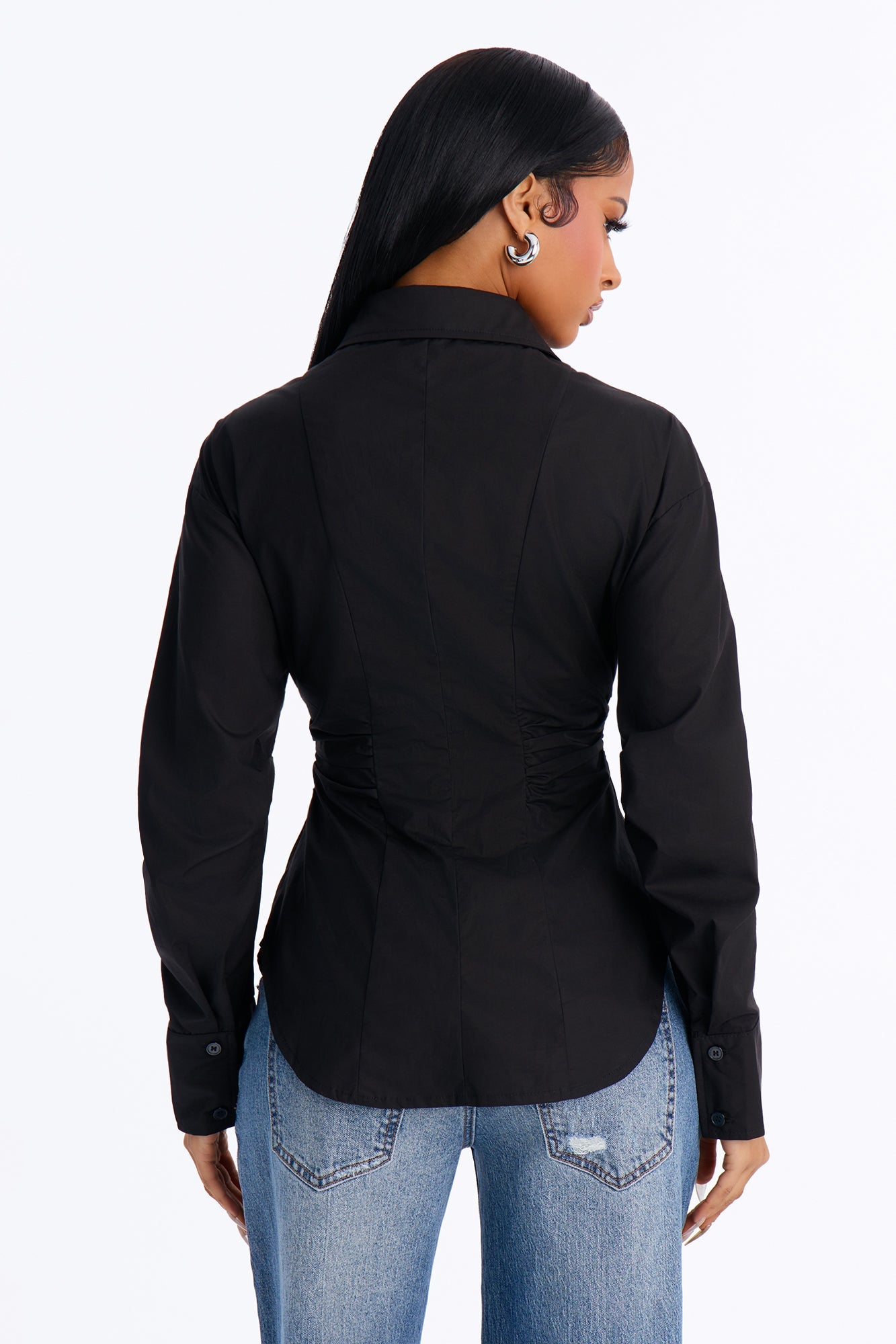 Alaia Poplin Button Up Shirt