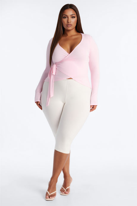 Elle Long Sleeve Wrap Top