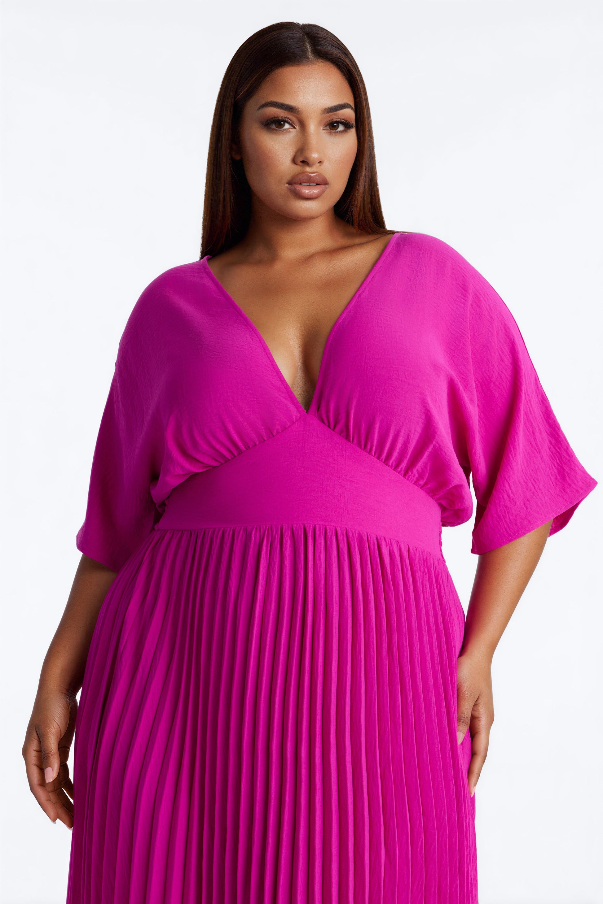 Liana Pleated Maxi Dress