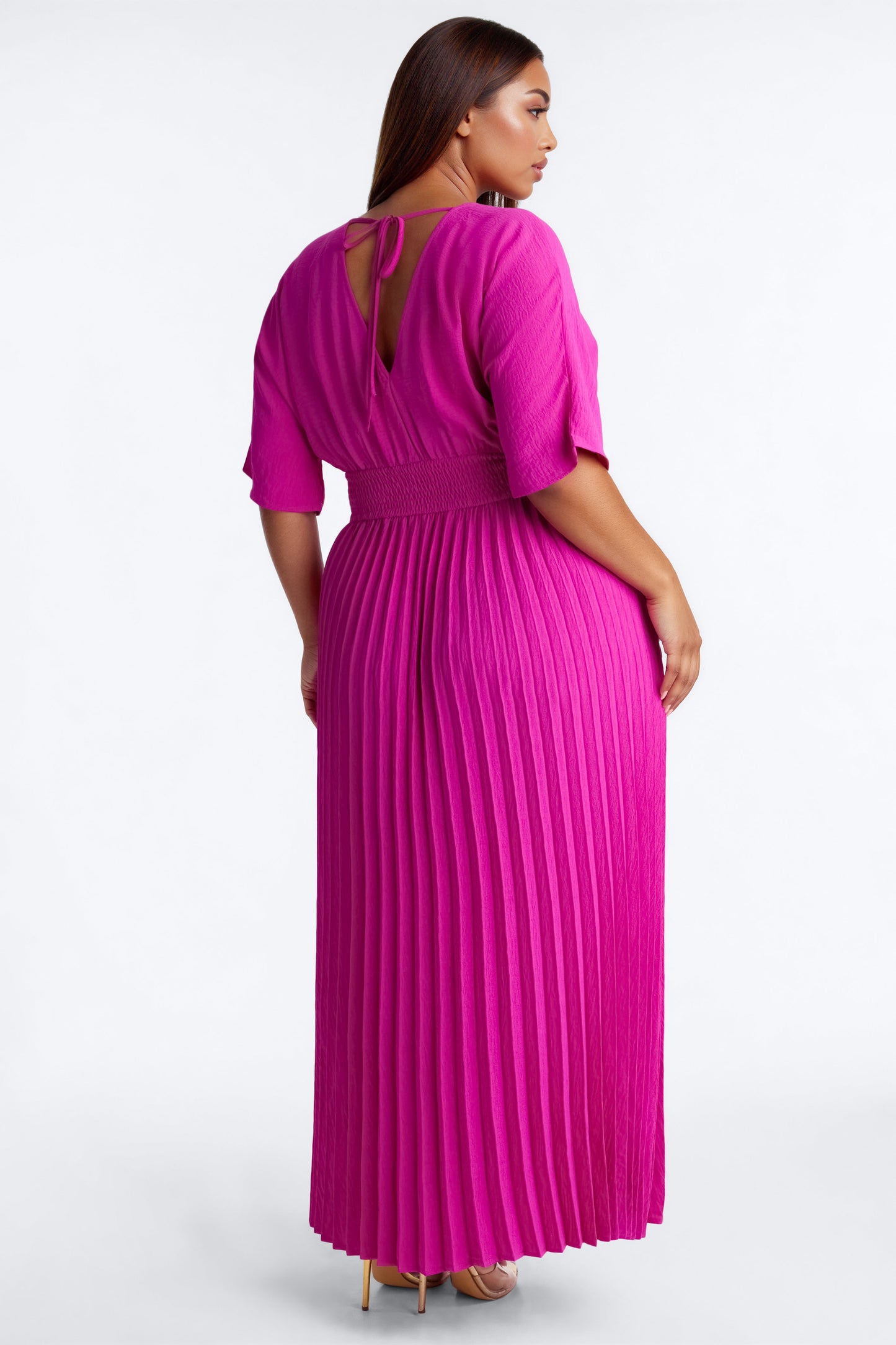 Liana Pleated Maxi Dress
