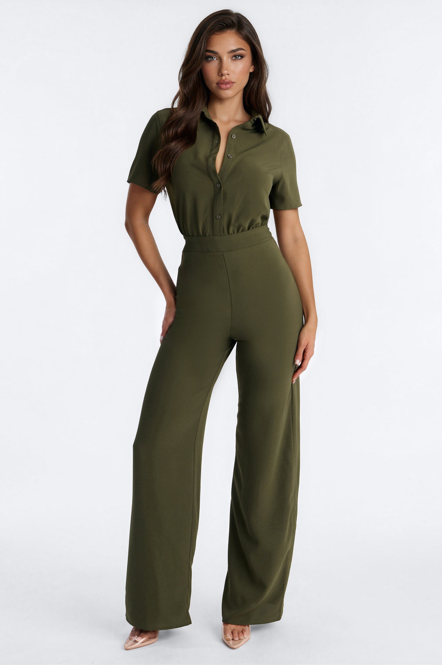Makenzie Short Sleeve Jumpsuit