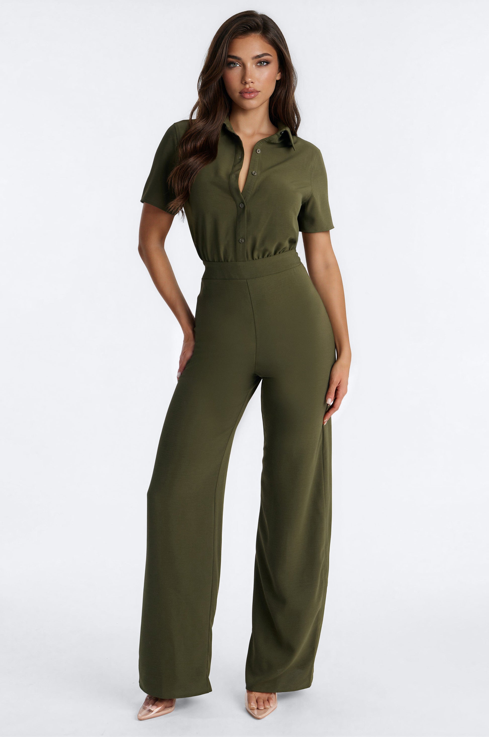 Makenzie Short Sleeve Jumpsuit