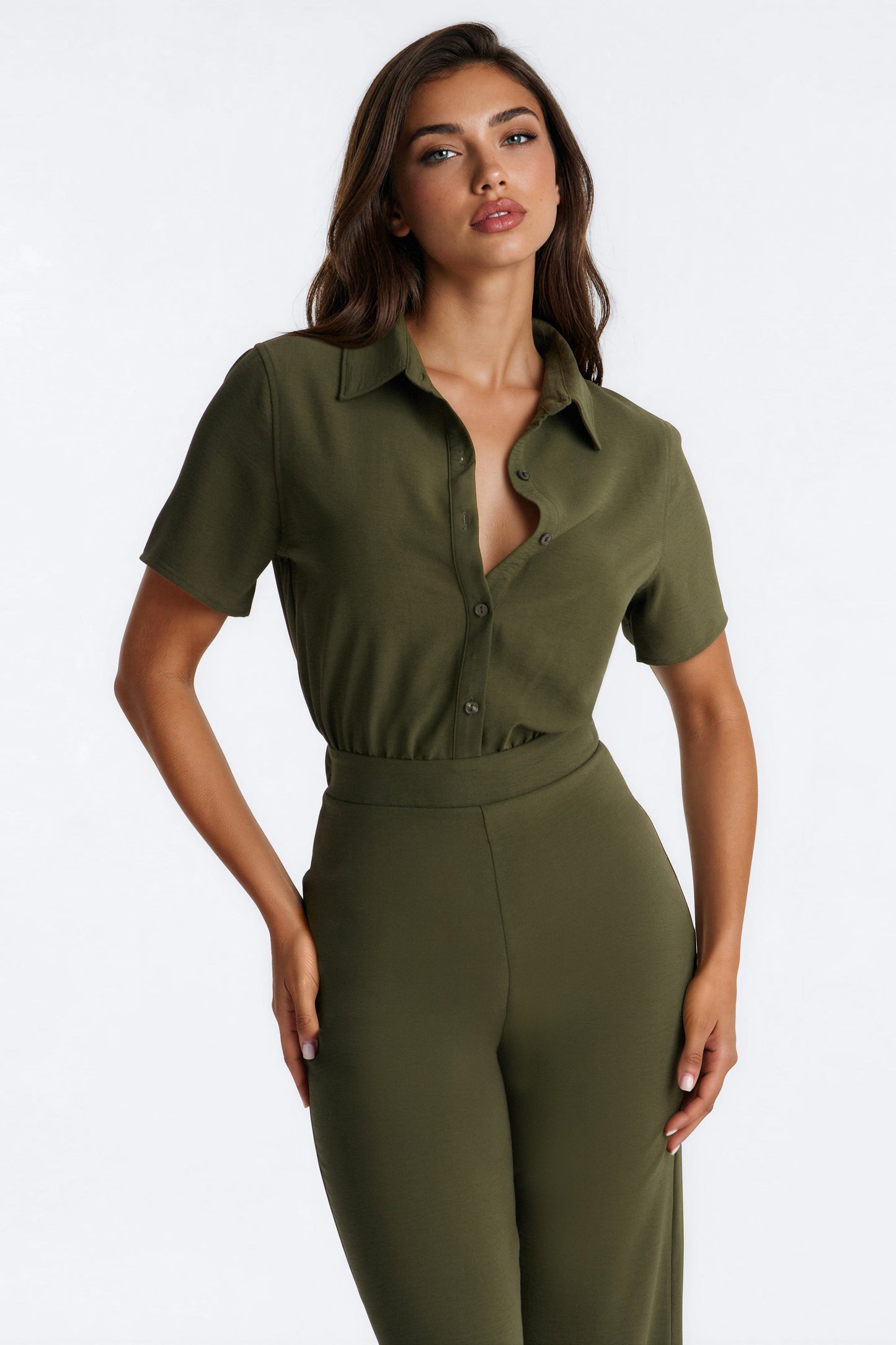 Makenzie Short Sleeve Jumpsuit