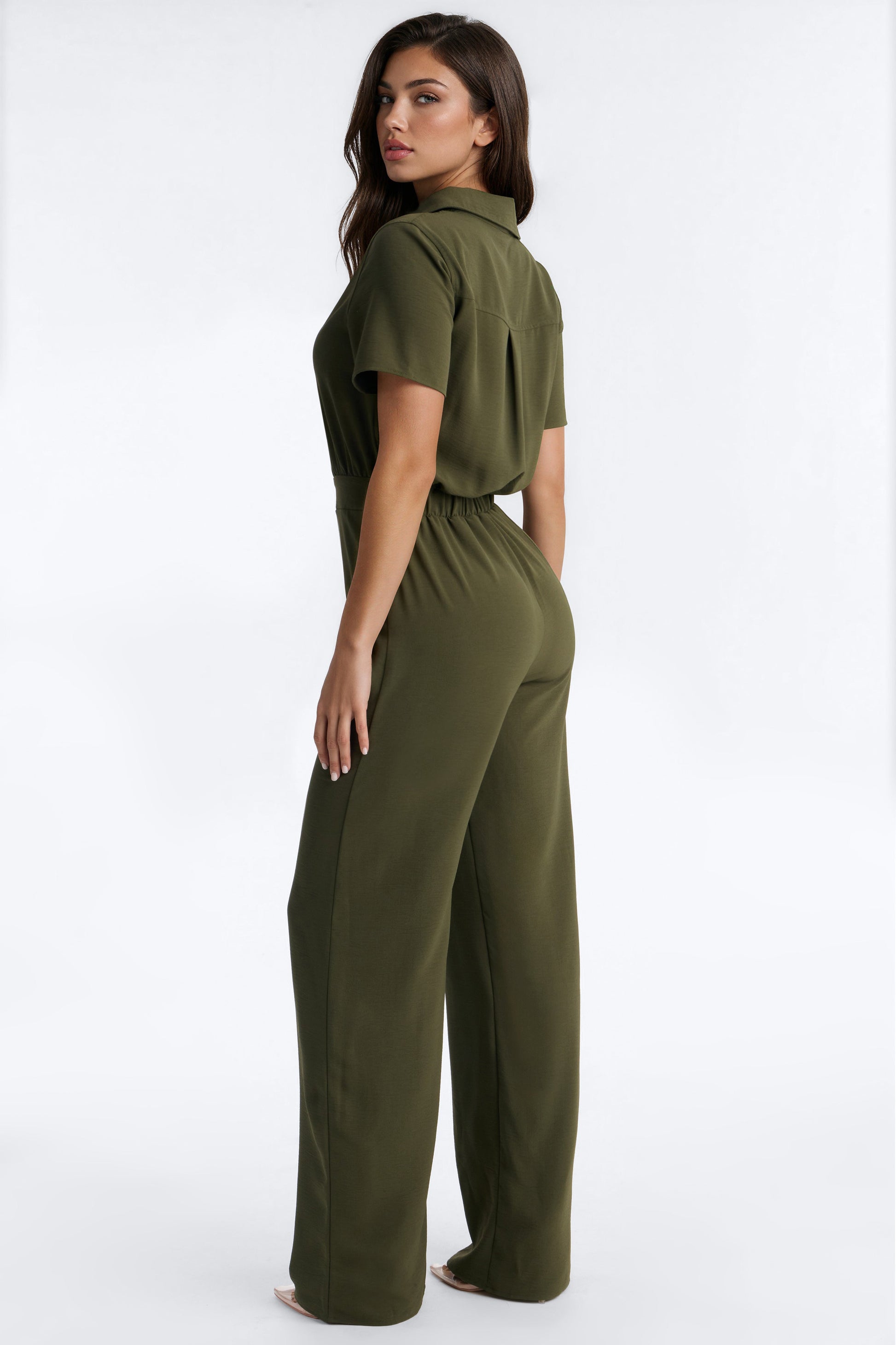 Makenzie Short Sleeve Jumpsuit