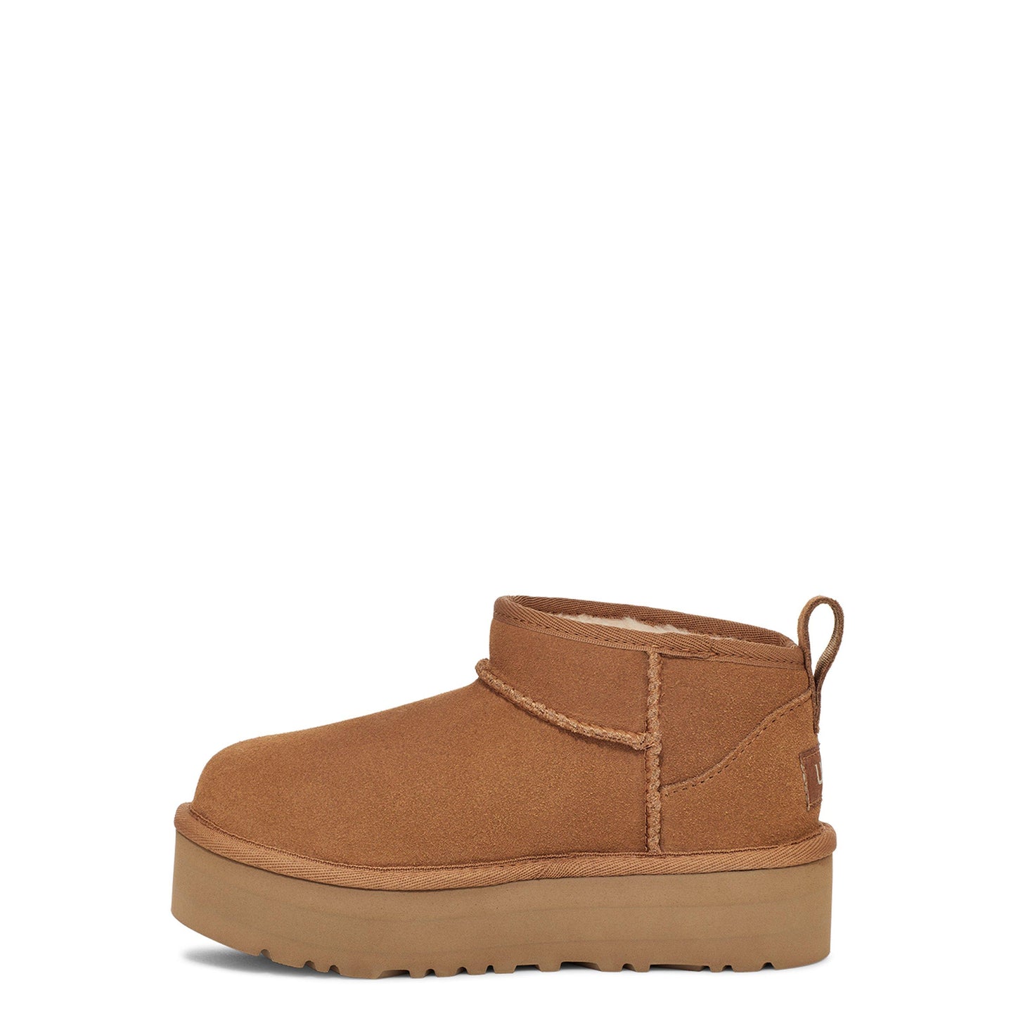 Ugg Kids' Ultra Mini Sheepskin Suede Platform Boots