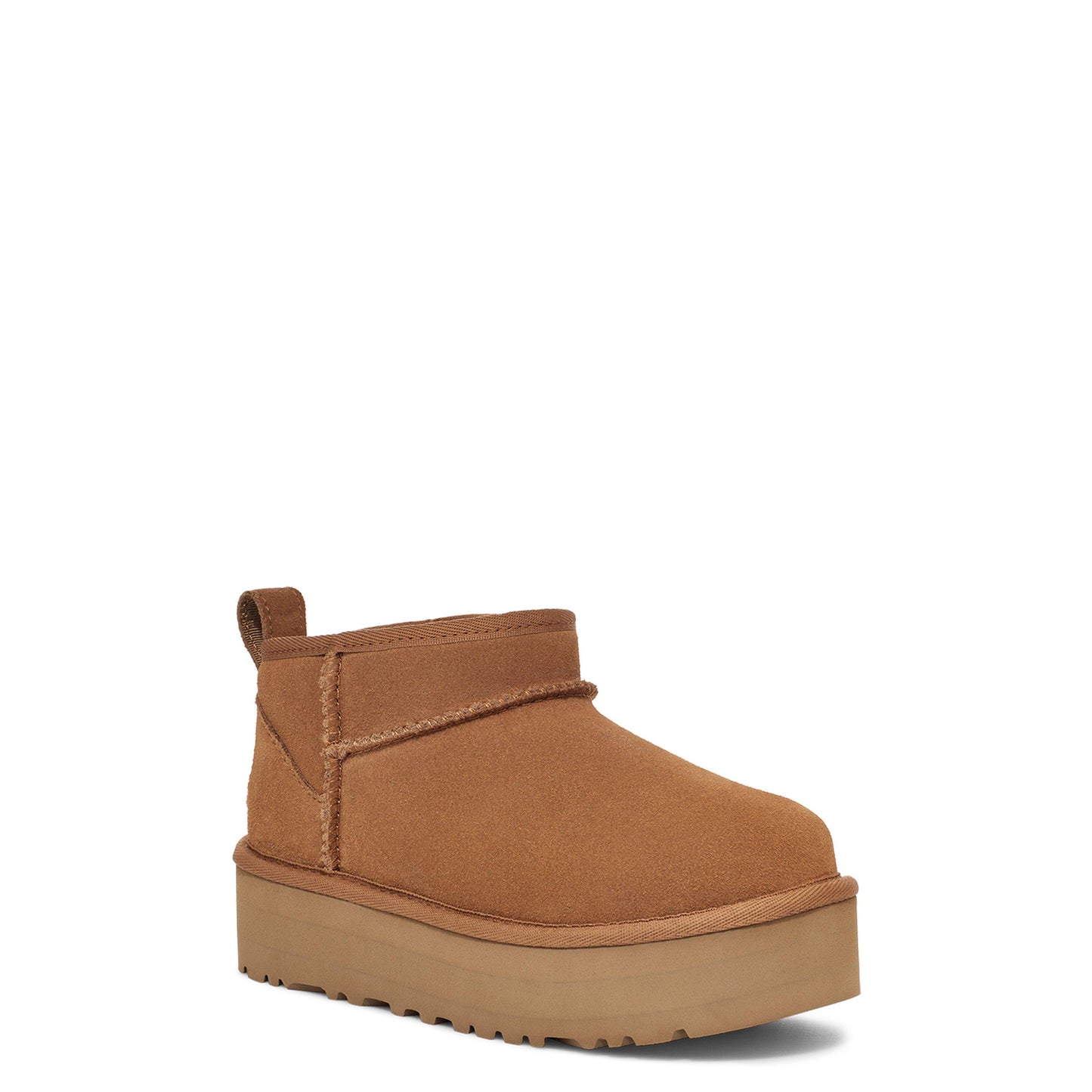 Ugg Kids' Ultra Mini Sheepskin Suede Platform Boots