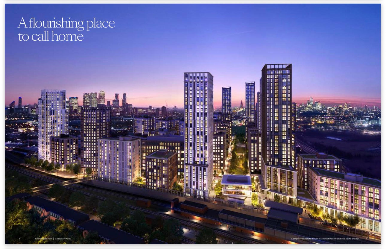 Twelvetrees Park  — Suite 1 2 and 3 Bedroom Ultra Luxury Homes — 24 Hr Concierge and World Class Amenities — West Ham London — E16