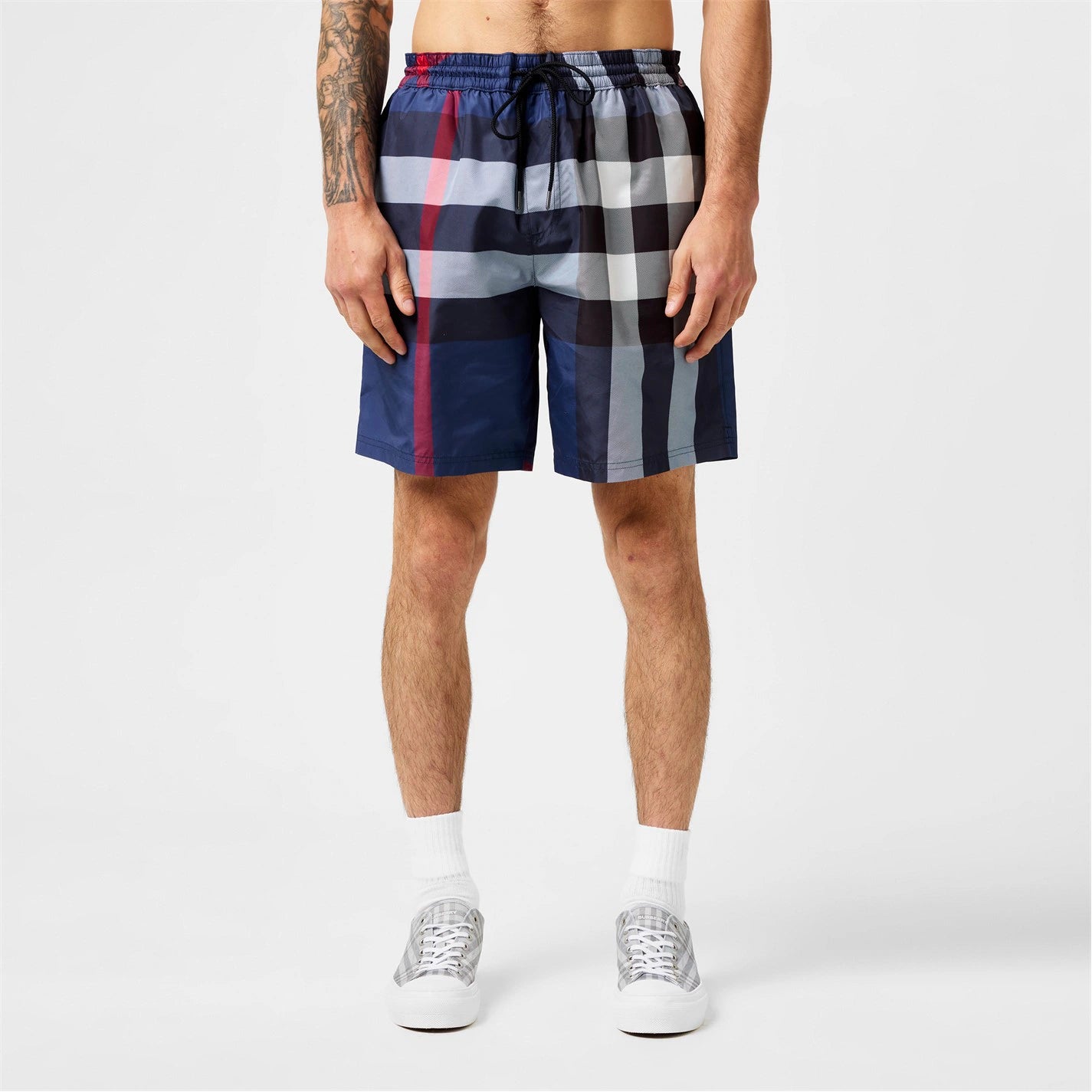 Men's Check Swim Shorts