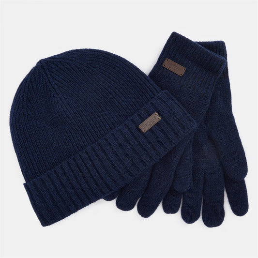 Carlton Wool Mix Beanie and Gloves Gift Set