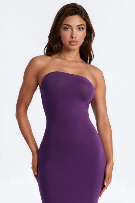 Easy Sunday Tube Midi Dress