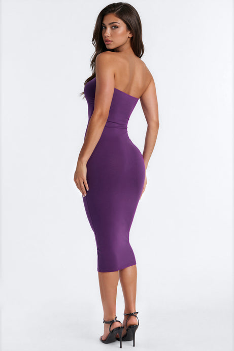 Easy Sunday Tube Midi Dress