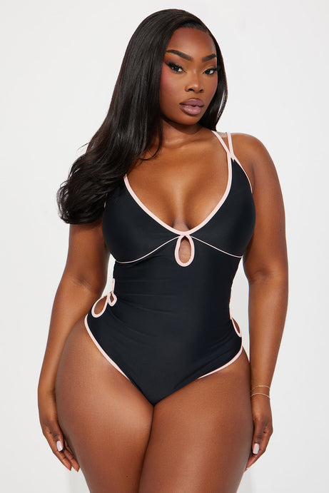 Livia 1 Piece Swimsuit - Black/combo