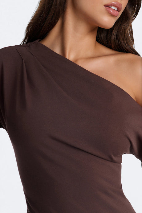 City Lounge Off Shoulder Short Sleeve T-Shirt