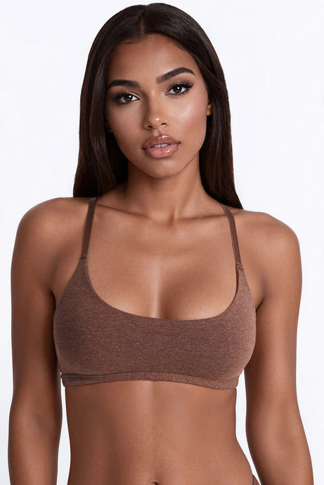 Nova Cotton Scoop Neck Bralette