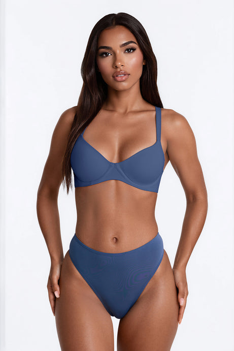 Nova Microfiber High Waist Thong Panty