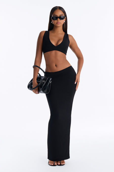 Kristin Premium Modal Maxi Skirt Set