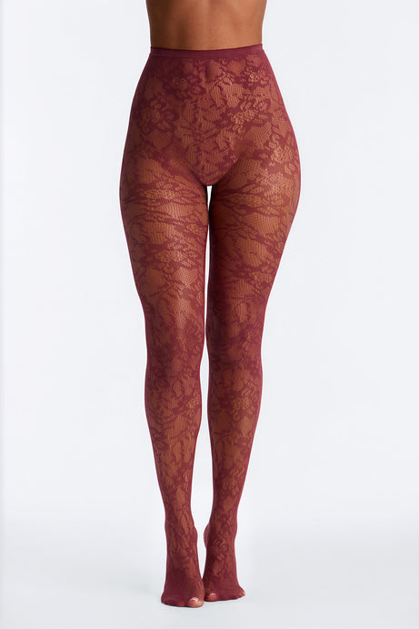 Evelyn Sheer Lace Tights