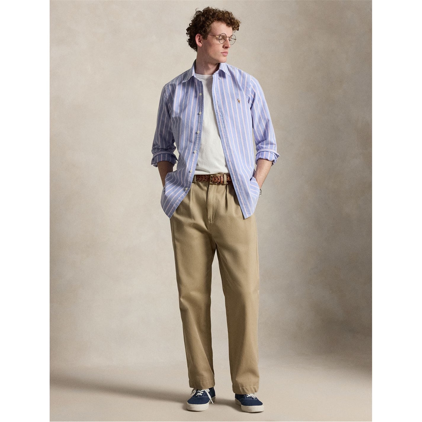 Men's Long Sleeve Oxford Shirt