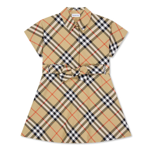 BURBERRY Check Dress Juniors