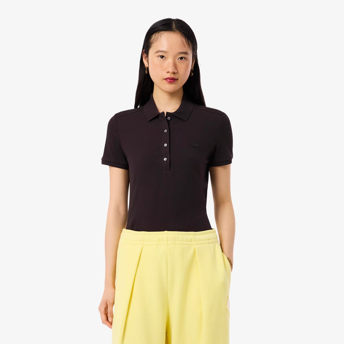 L.12.D Slim Fit Stretch Piqué Polo Shirt