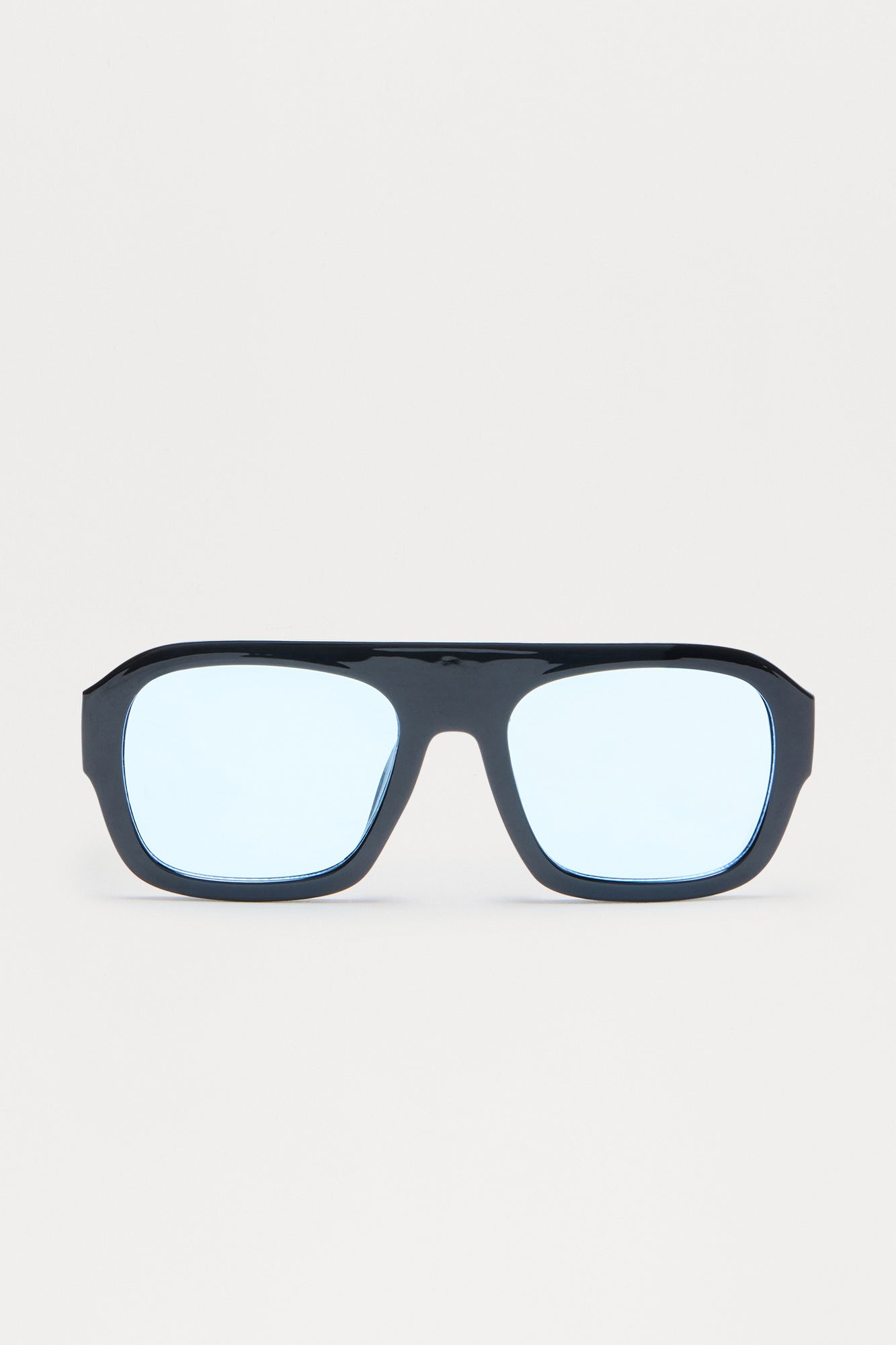 Match My Funk Square Sunglasses - Black/Blue