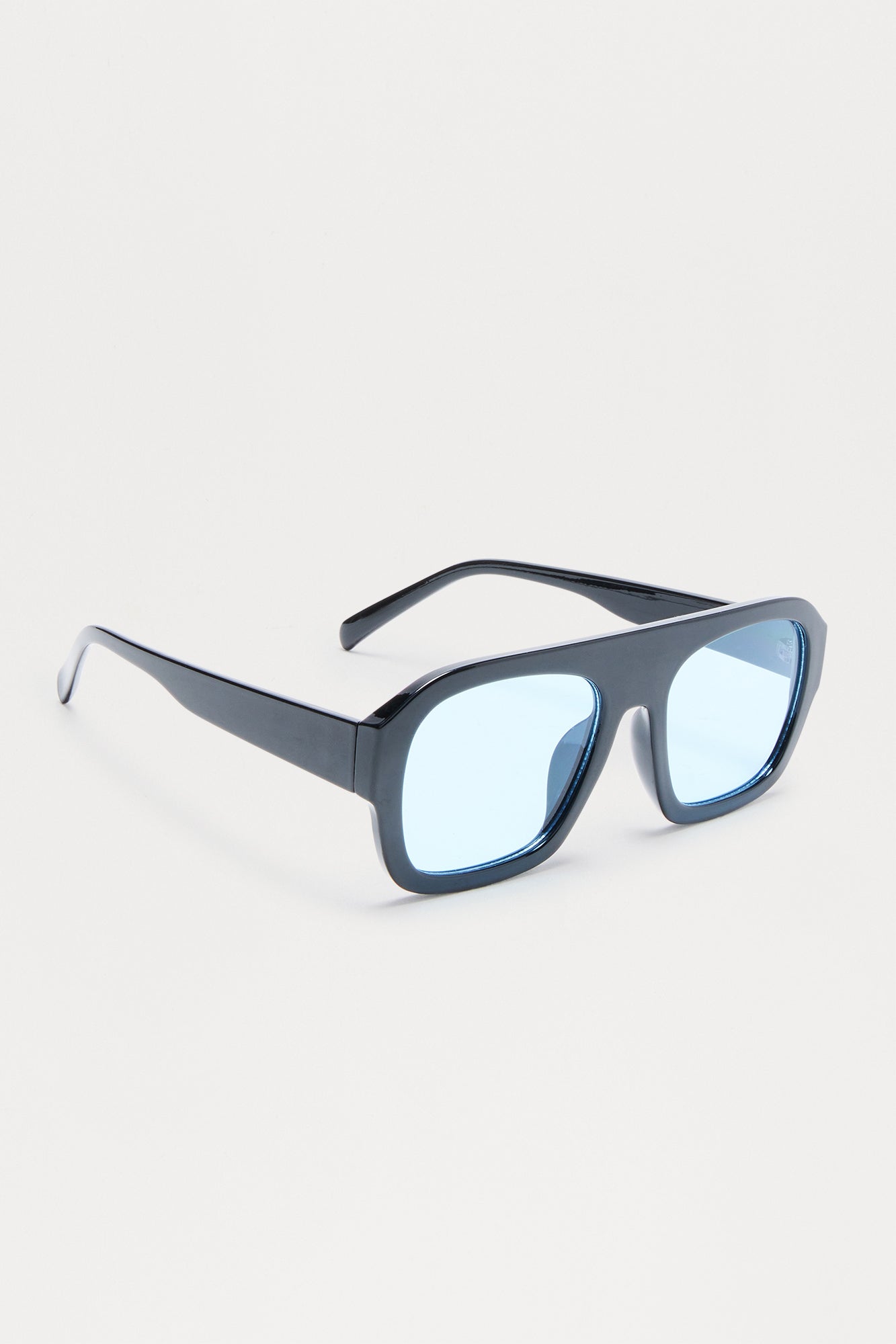 Match My Funk Square Sunglasses - Black/Blue