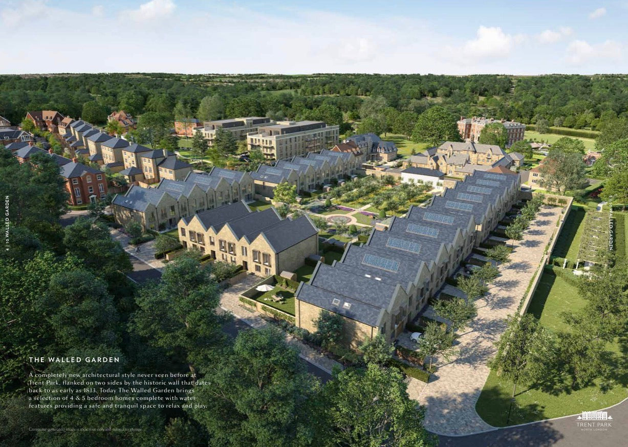 Trent Park — 1 2 3 4 and 5 Bedroom Family Homes — Luxury Town Houses — Apartments — Duplexes — Historic Country Estate — Modern Wellness Amenities — Enfield London — New ✨