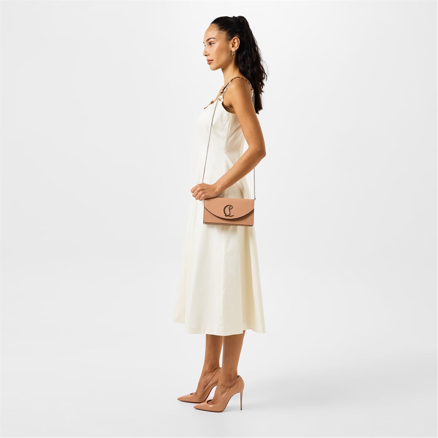 Women's Kate Leather Pumps, 100mm