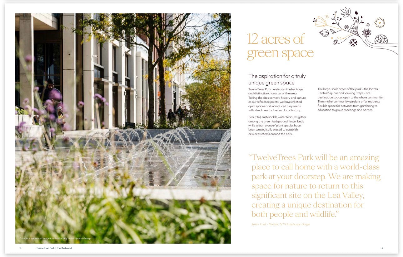 Twelvetrees Park  — Suite 1 2 and 3 Bedroom Ultra Luxury Homes — 24 Hr Concierge and World Class Amenities — West Ham London — E16
